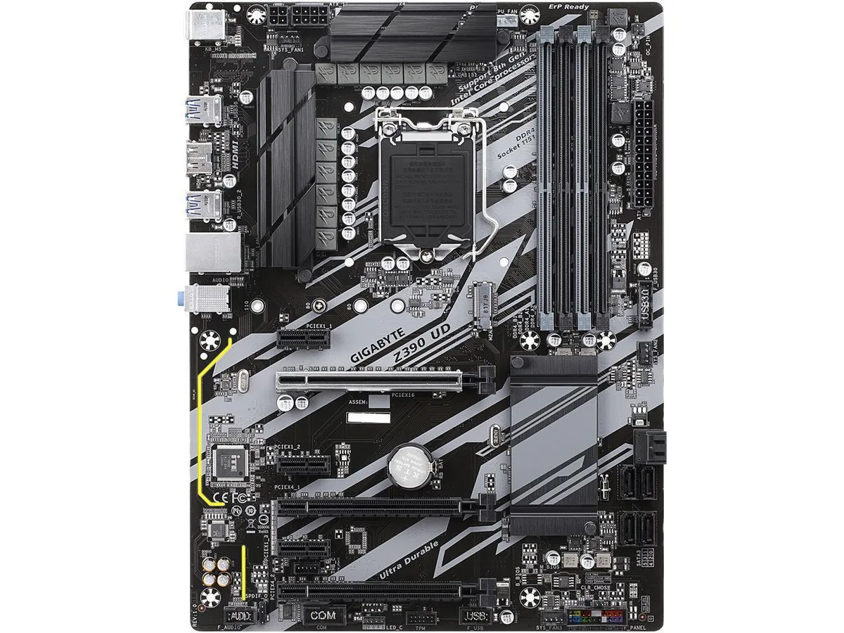GIGABYTE GIGABYTE Z390 UD Intel Motherboard LGA 1151 ATX — product photo