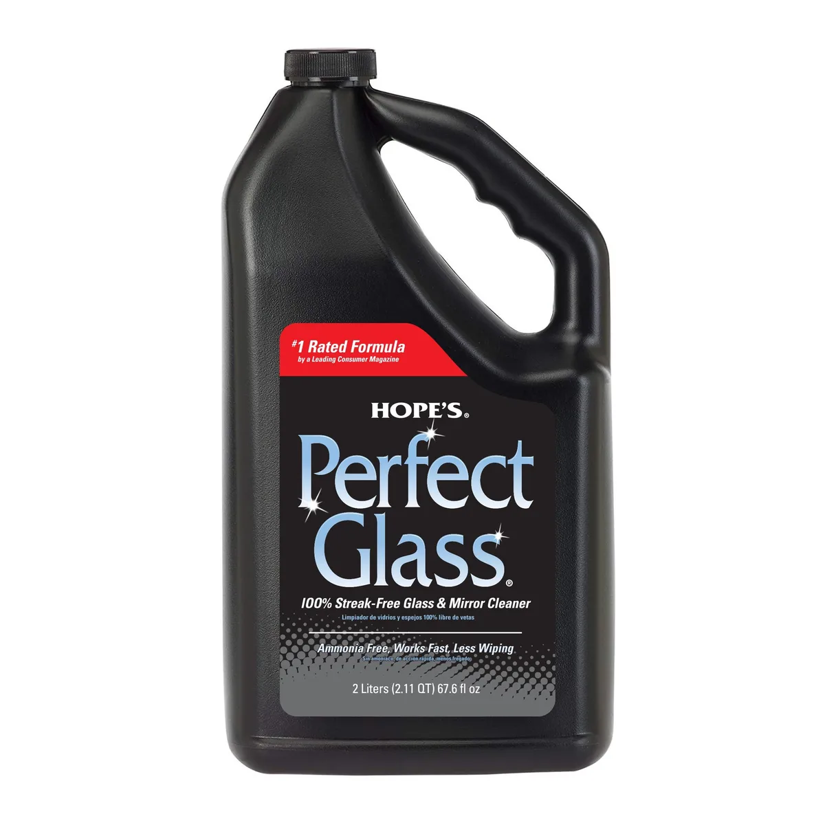  HOPE'S Perfect Glass Cleaner Spray Refill 67.6 Ounce — product photo
