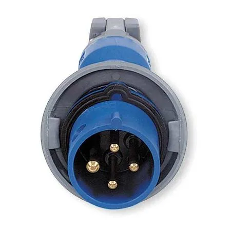 Hubbell Incorporated Hubbell Incorporated HBL430P9W Watertight Pin &amp; Sleeve Plug 30 A 250V AC — product photo