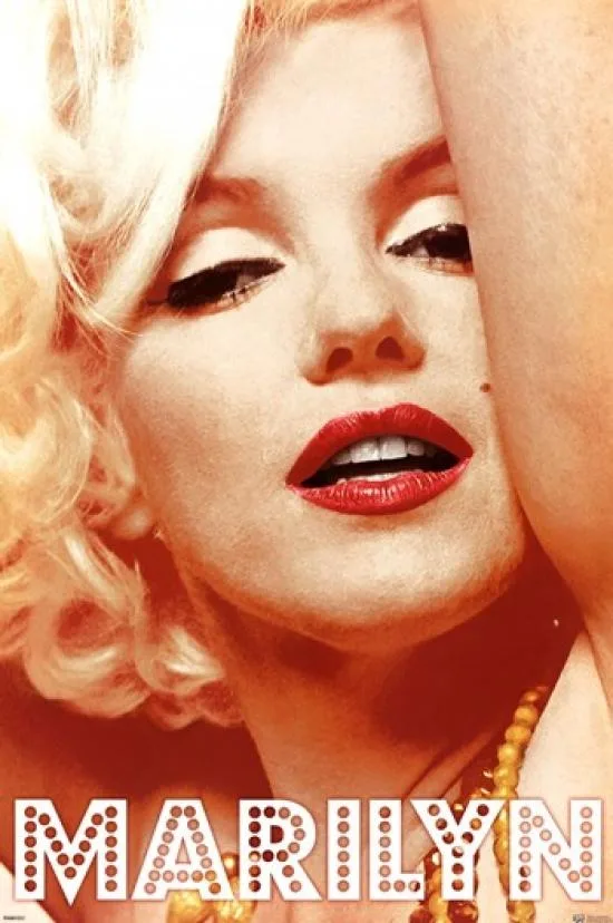 Marilyn Monroe poster print on heavy paper, 22 x 34 inches