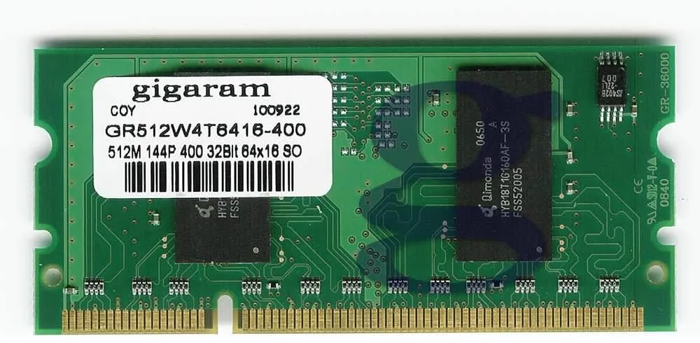Gigaram Gigaram 512MB 144Pin DDR2 SODIMM Memory Upgrade — product photo