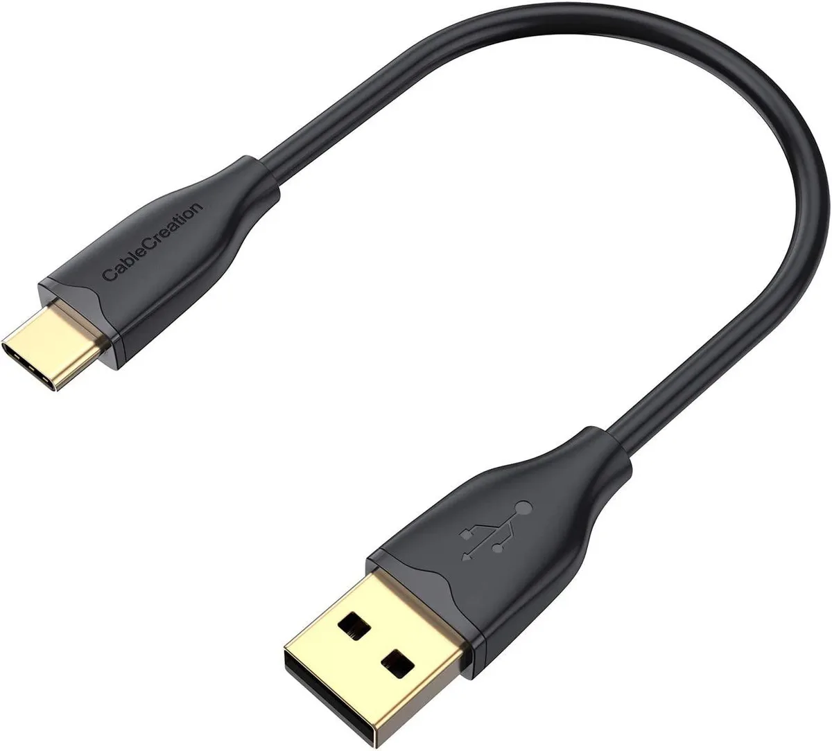 CableCreation CableCreation USB A to USB C Cable 0.5FT Black — product photo