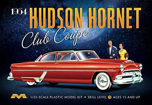 Moebius Models Moebius Models 1954 Hudson Hornet Club Coupe 1:25 Scale Model Kit — product photo