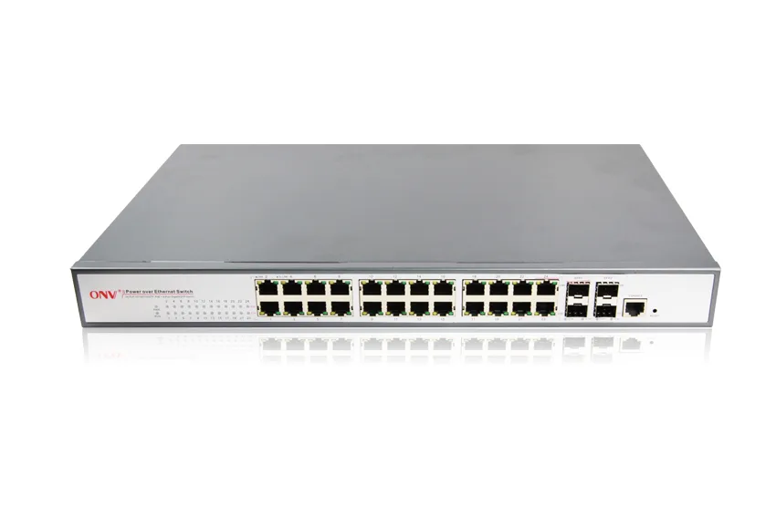 ESCAM Technology Co., Ltd ESCAM Technology Co., Ltd ONV-POE33026PFM 22-port 10/100/1000M POE+ network switch — product photo