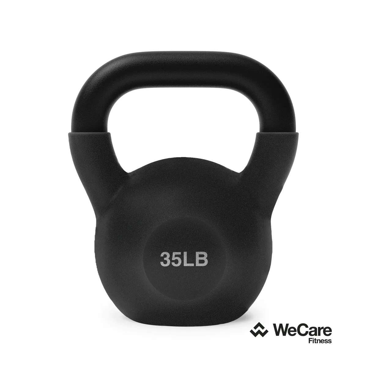 WeCare WeCare WF-KB-35-BLK 35 lbs kettlebell home gym — product photo