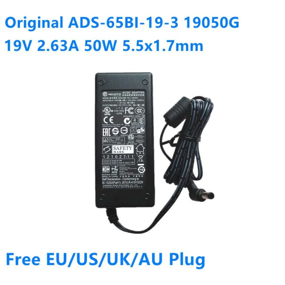 Graviton Graviton ADS-65BI-19-3 19V 2.63A 50W 5.5x1.7mm AC Adapter — product photo