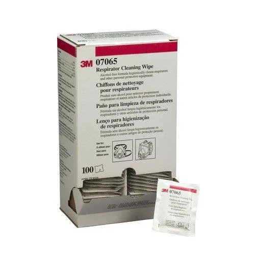 3M 3M 504/07065 Respirator Cleaning Wipes 100 count — product photo