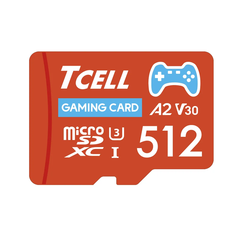 TCELL Technology Co., Ltd TCELL Technology Co., Ltd Gaming 512GB microSDXC Memory Card With Adapter — product photo