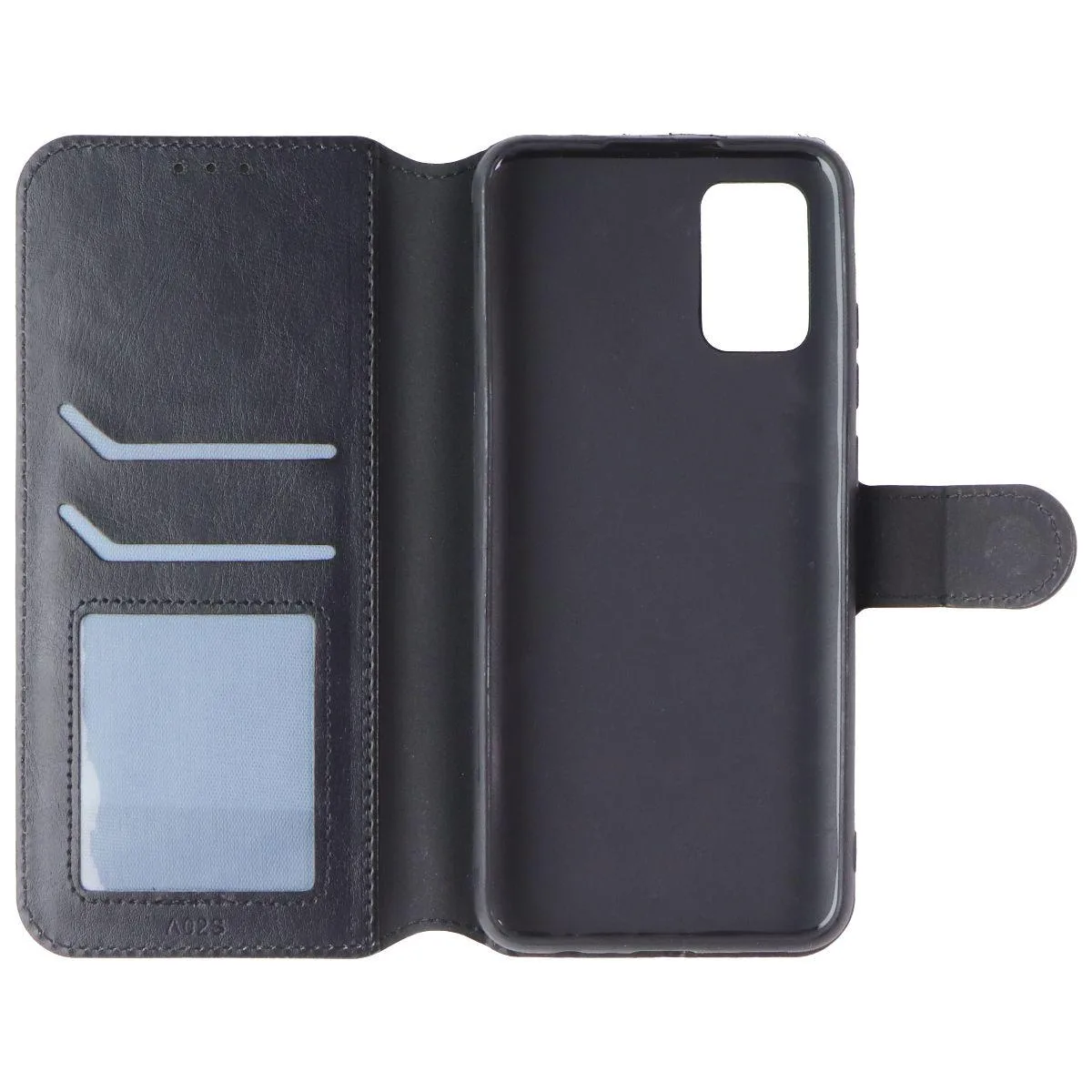 Mybat MyBat MyJacket Wallet Folio Case Samsung Galaxy A02s Black Leather — product photo