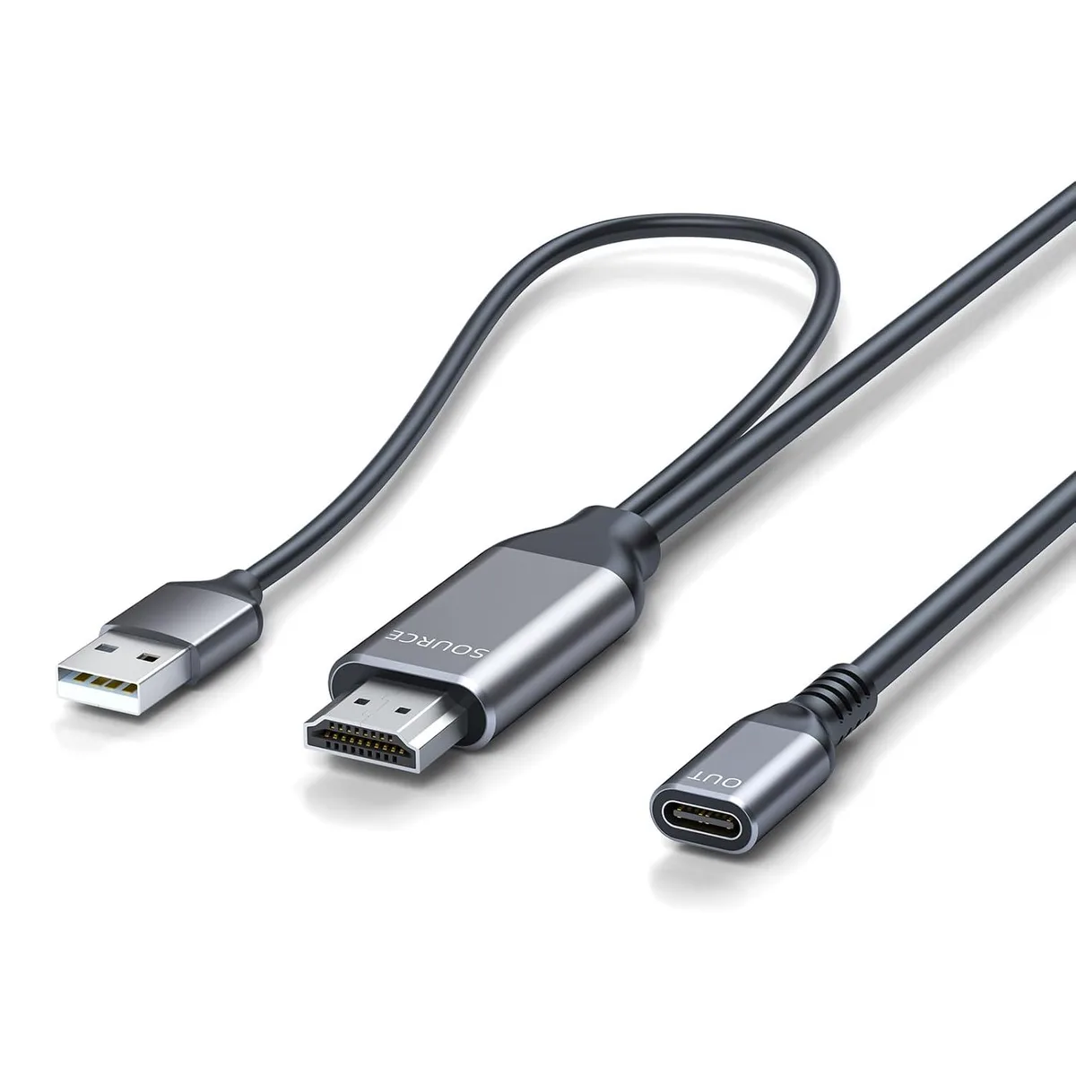 Fervit Fervit HDMI to USB-C Female Cable 1.64Ft 4K@60Hz — product photo