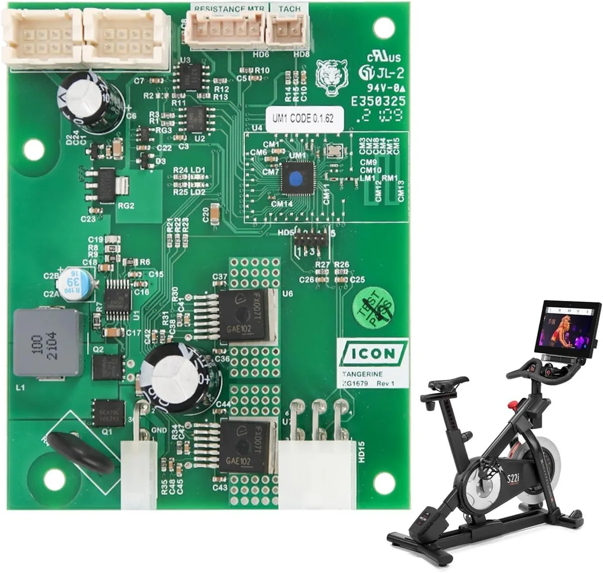 TAURKENAM TAURKENAM Motor Control Board 430157 for S10I S15I S22I S27I X24 SE9I — product photo