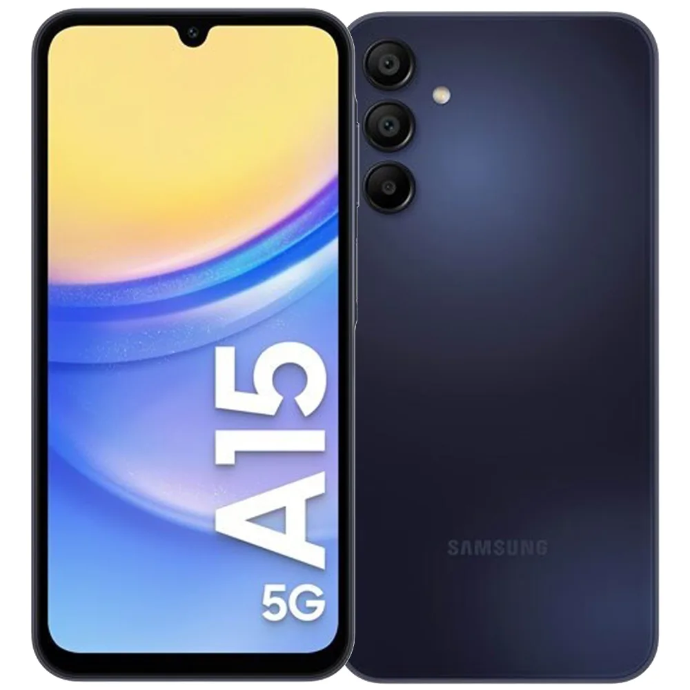 SAMSUNG SAMSUNG Galaxy A15 128GB 4GB Blue Black cell phones - unlocked — product photo
