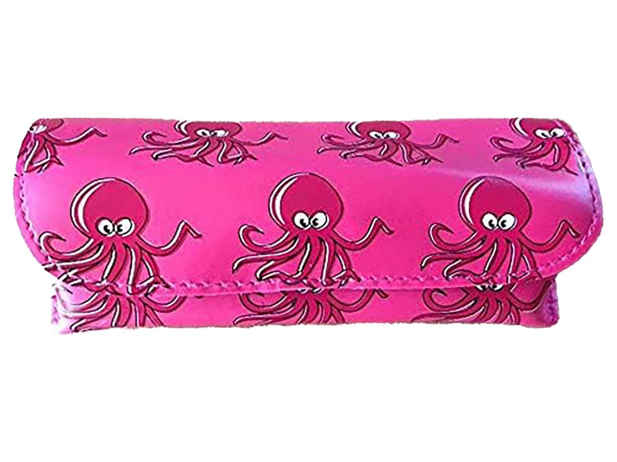 Ron's Optical Ron's Optical Small Semi-Hard Eyeglasses Case Octopus — product photo