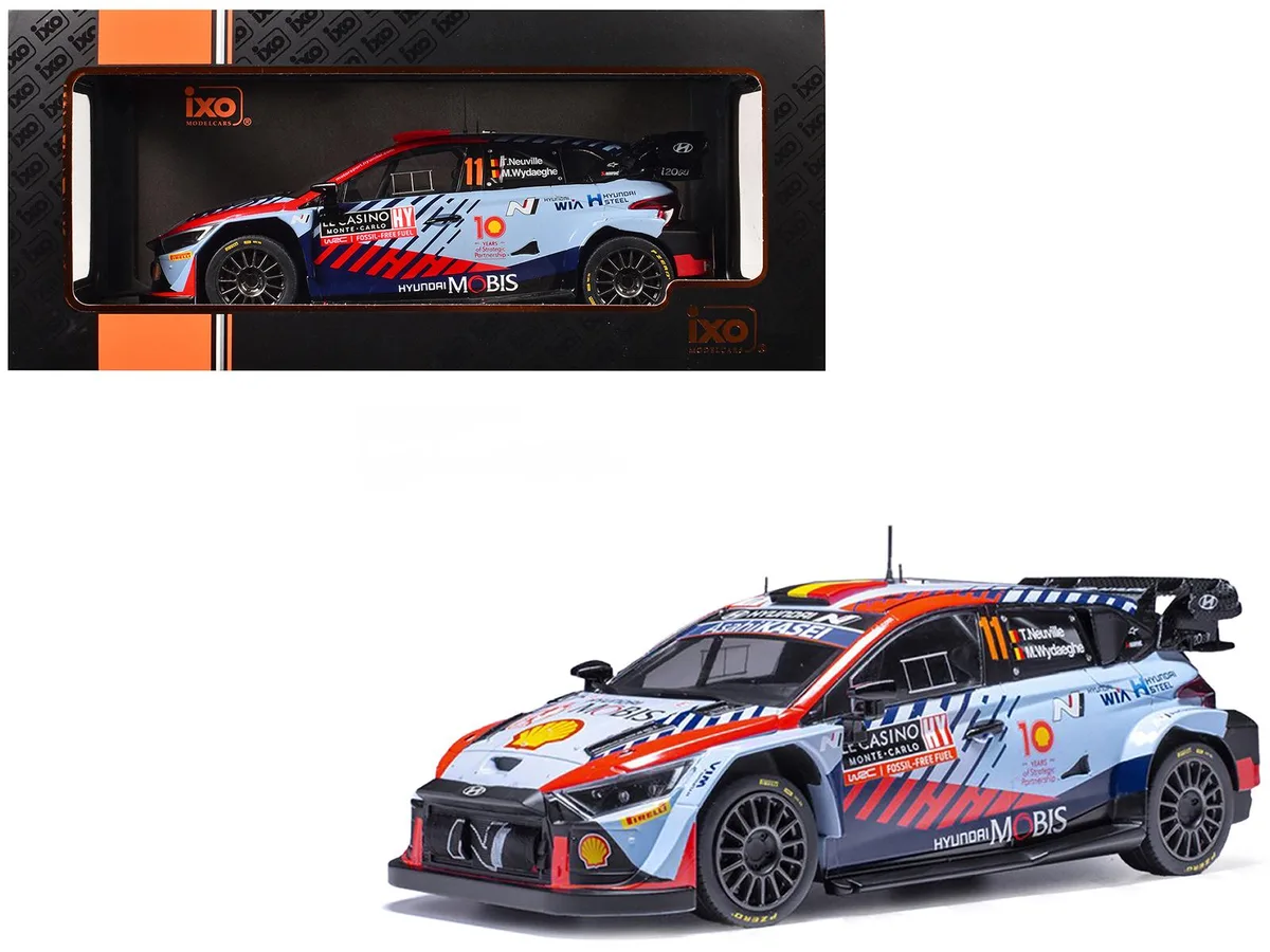 ixo ixo Hyundai i20 N Rally1 #11 Neuville/Wydaeghe Monte-Carlo 2024 1/18 hobby collectible — product photo