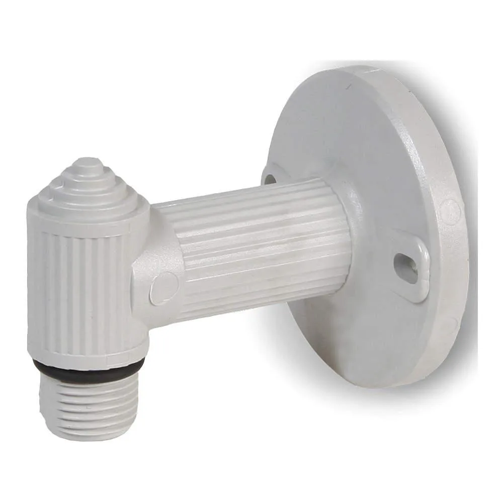 Gray threaded wall mount for 200 class stacklights, polycarbonate housing, 2.5 by 2.68 inches