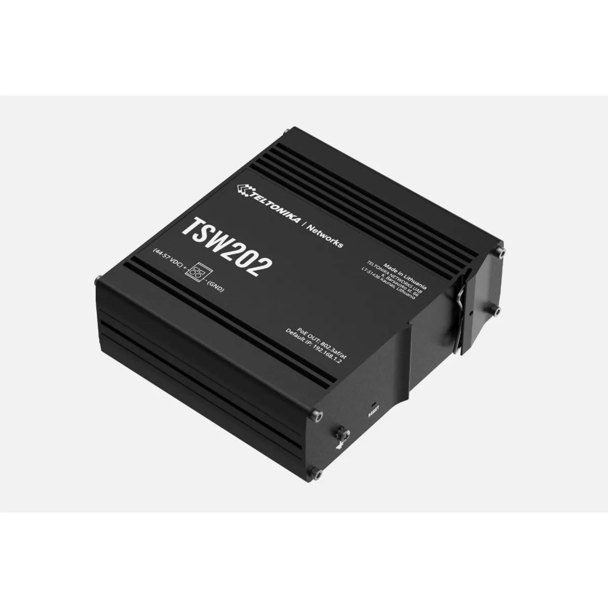 Teltonika Networks Teltonika Networks TSW202000000 wireless router 8-port 10/100/1000 PoE+ 2 SFP IP30 — product photo