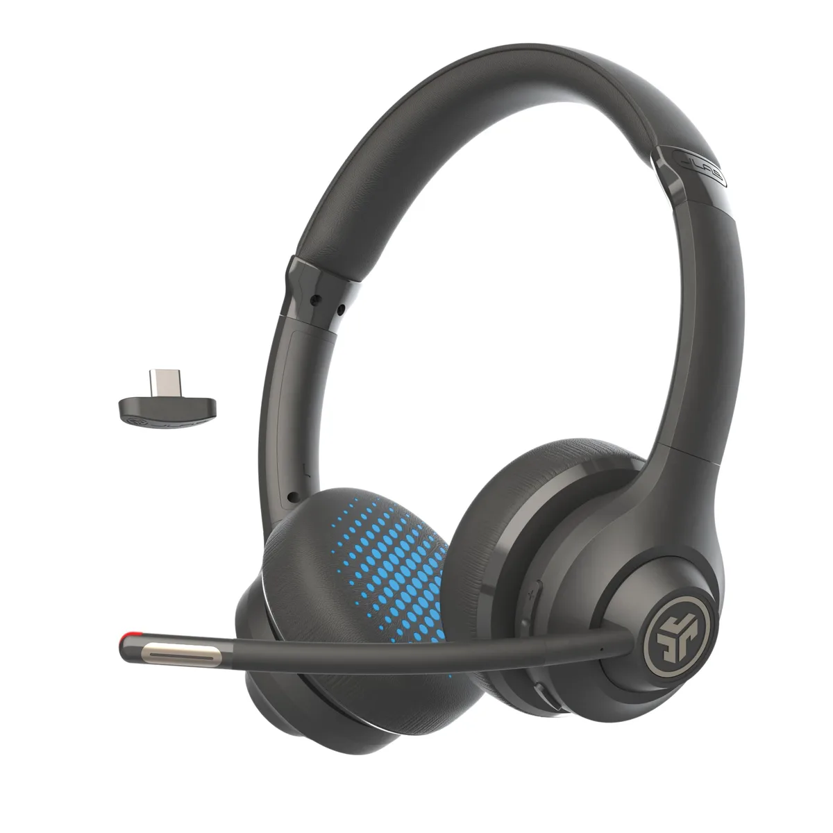  JLab Go Work Gen 2 On-Ear Headset Graphite 55h Bluetooth 5 Multipoint — product photo
