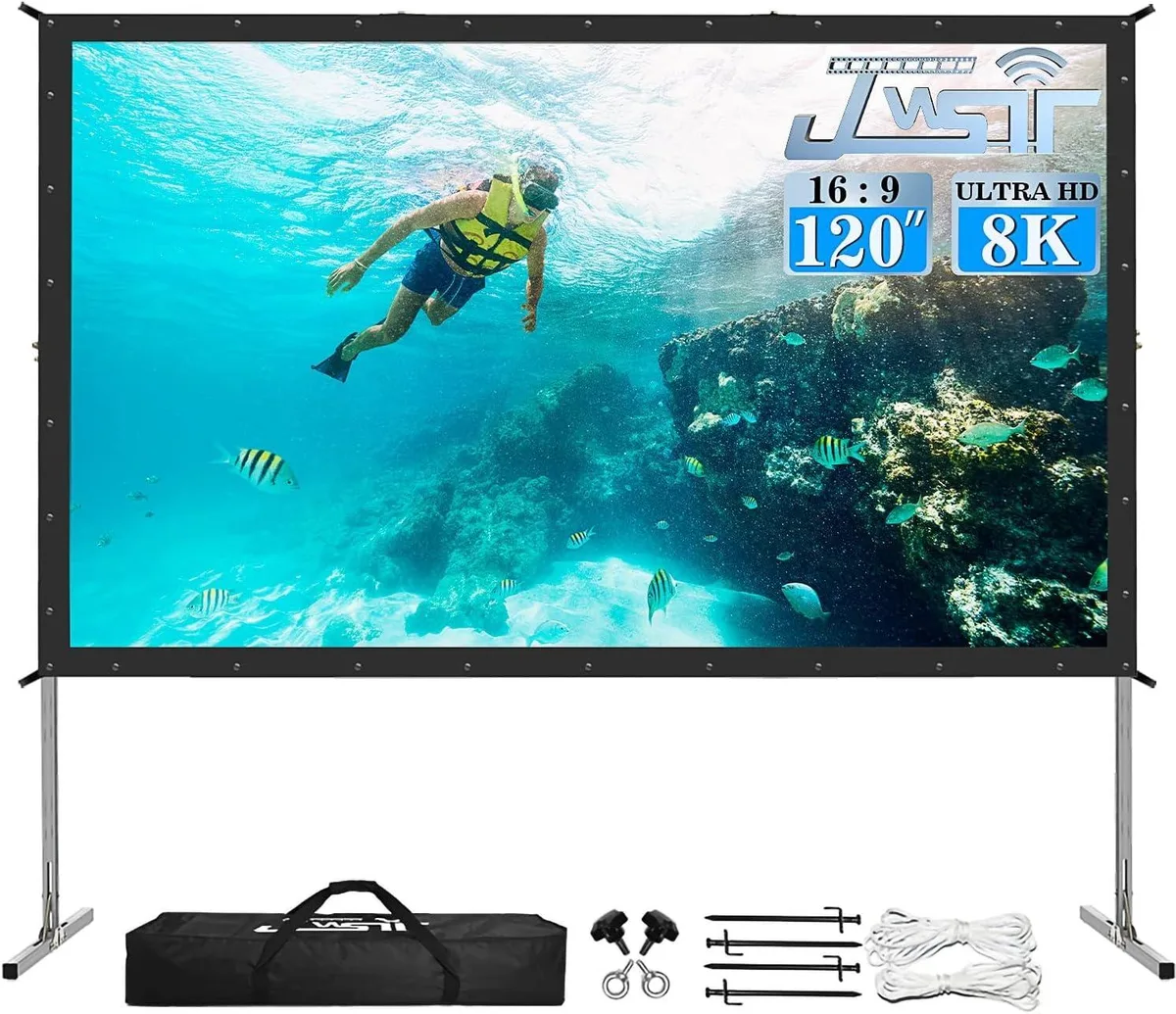 PISKEKAT PISKEKAT 120 inch 16:9 Outdoor Projector Screen Office Equipment — product photo