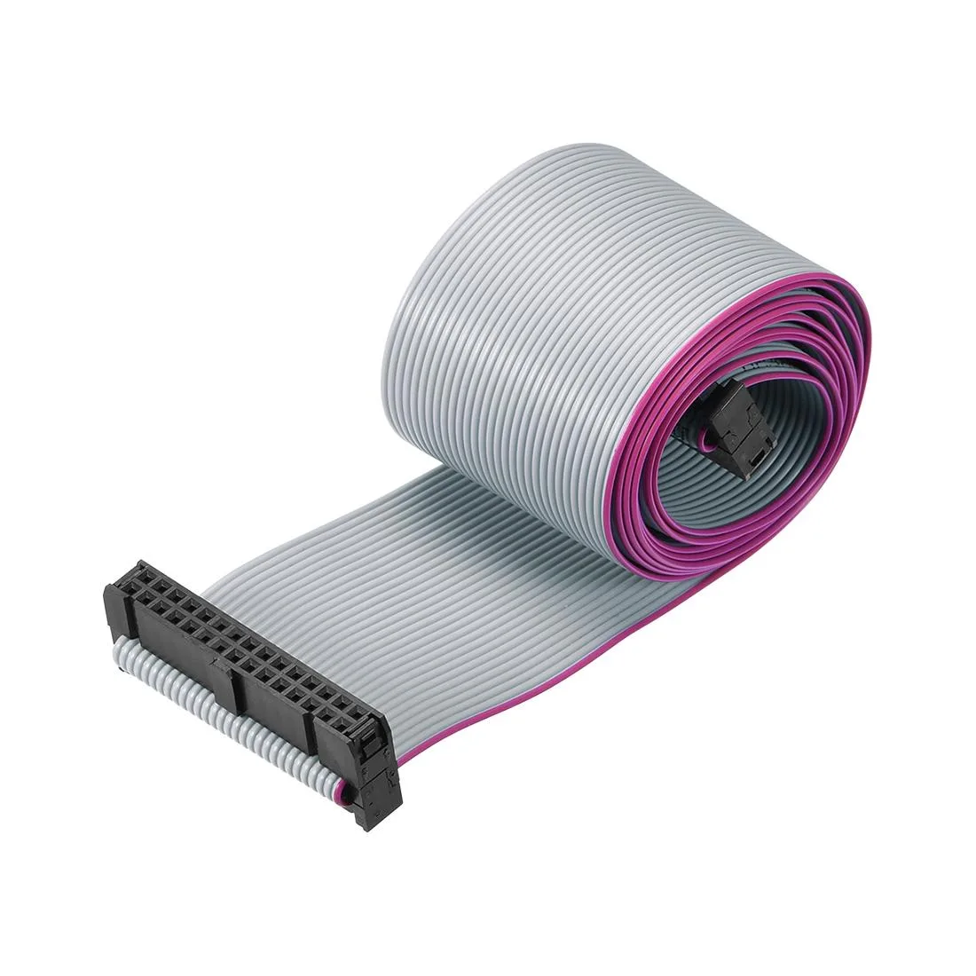 Unique-Bargains Unique-Bargains IDC Flat Ribbon Cable FC/FC 30 Pin 2.54mm 1m Gray — product photo