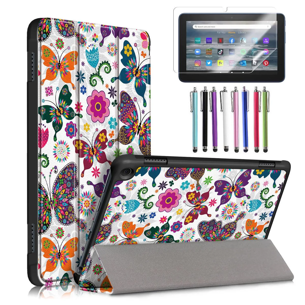 anicestore anicestore Butterfly Case for Amazon Fire 7 12th Gen / 7 Kids 2022 — product photo