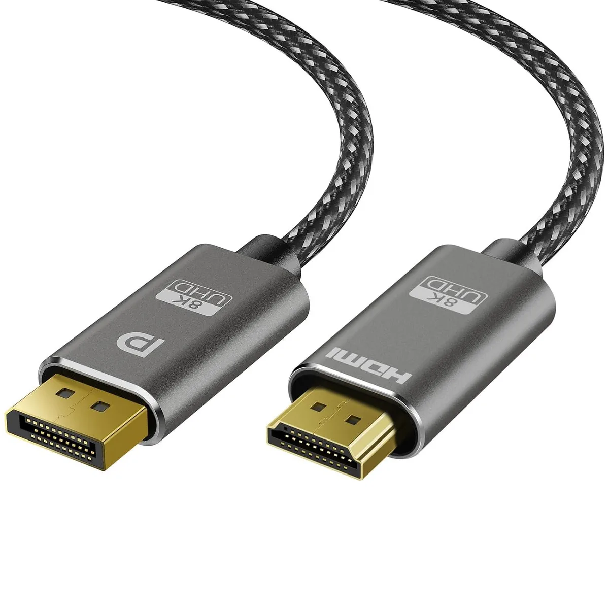 OLYCOM OLYCOM 8K DisplayPort to HDMI Cable 6 ft 8K@60Hz 4K@240Hz — product photo