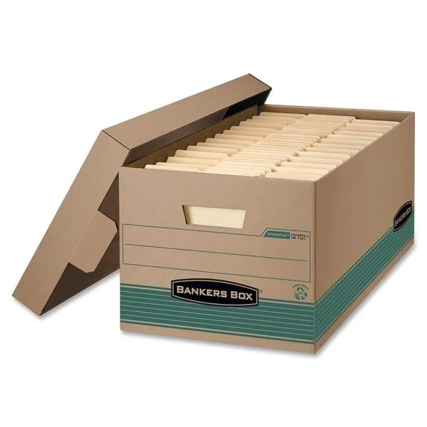 FELLOWES FELLOWES 1270101 file folder, 12.88 x 25.38 x 10.25 in, 12/carton — product photo