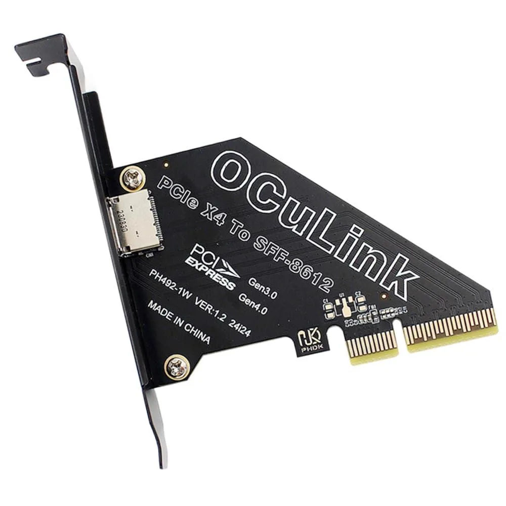 LORDWORLD LORDWORLD PCIe 4.0 x4 to OCuLink SFF-8612 Host Card — product photo
