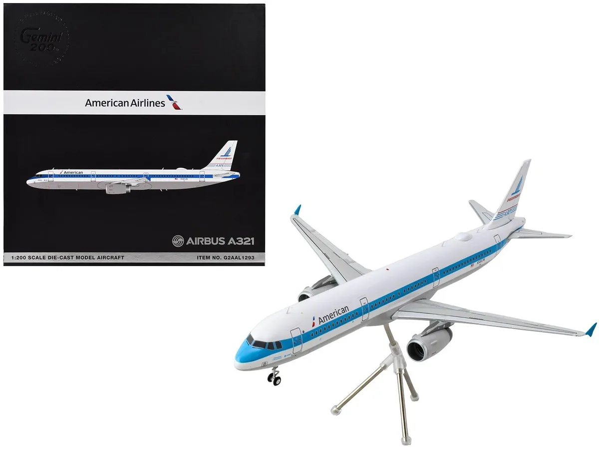 GeminiJets GeminiJets Airbus A321 American Airlines Piedmont N581UW 1/200 Diecast — product photo