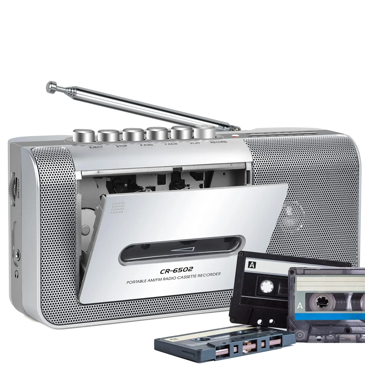  Gracioso 6502 Cassette Player AM/FM Black — product photo