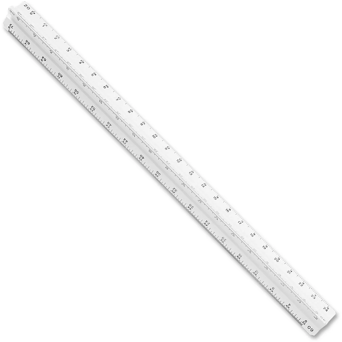 Staedtler Staedtler 9871931BK 12" Architect Triangular Scale drafting — product photo