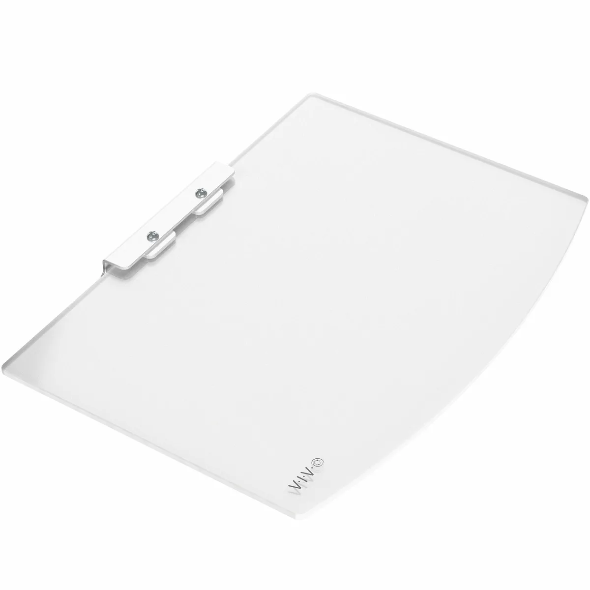 VIVO VIVO White Floating Wall Mount Tempered Glass Shelf 14.2 x 10 22 lbs — product photo