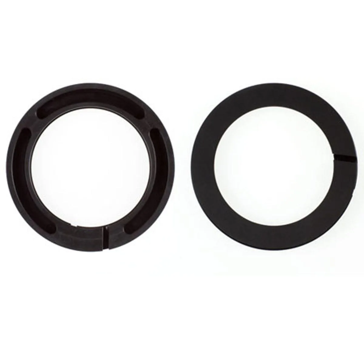 Split metal ring, 130mm outer to 100mm inner, side locking pin