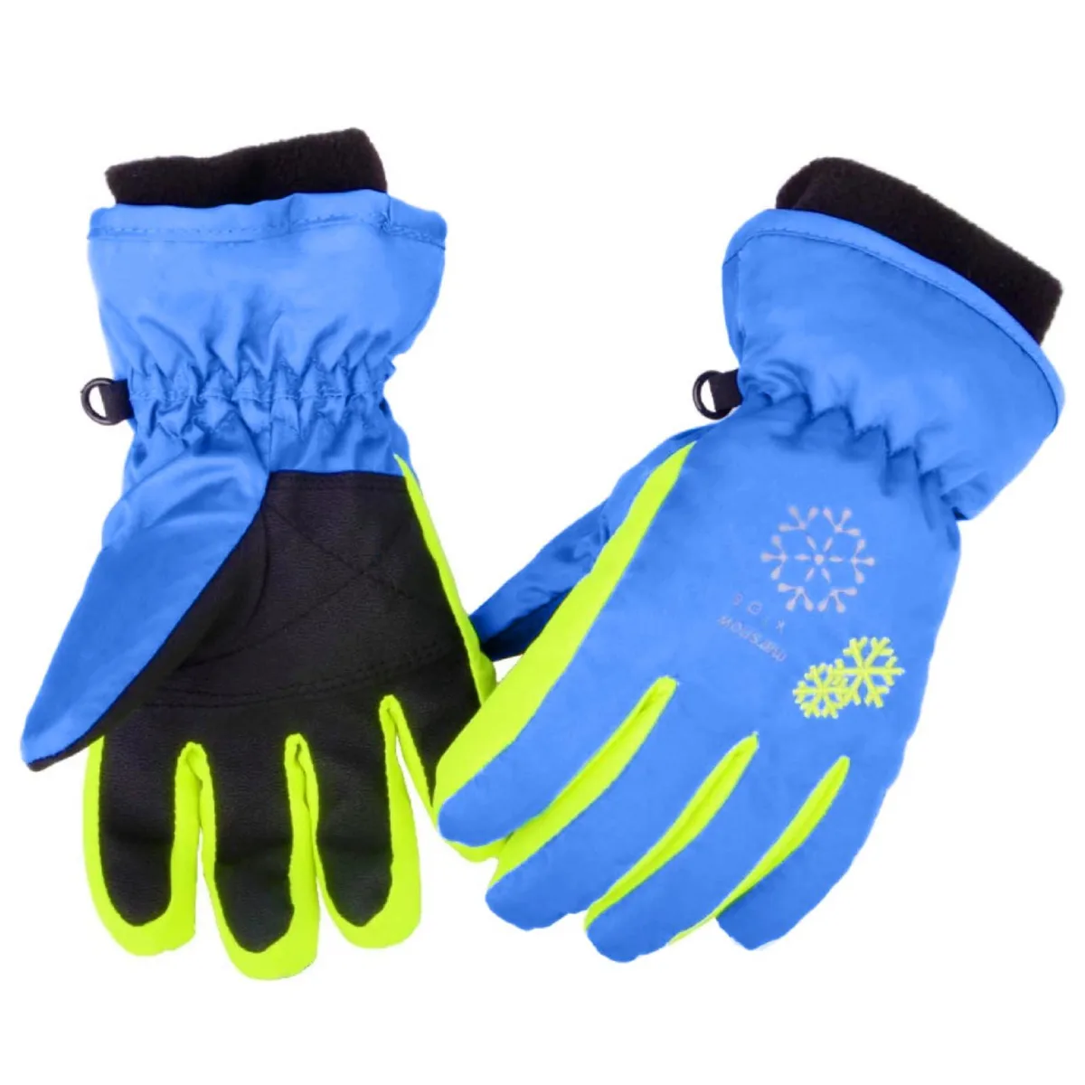 Vibe Kids Waterproof Ski Gloves Blue 3-5 Years — product photo