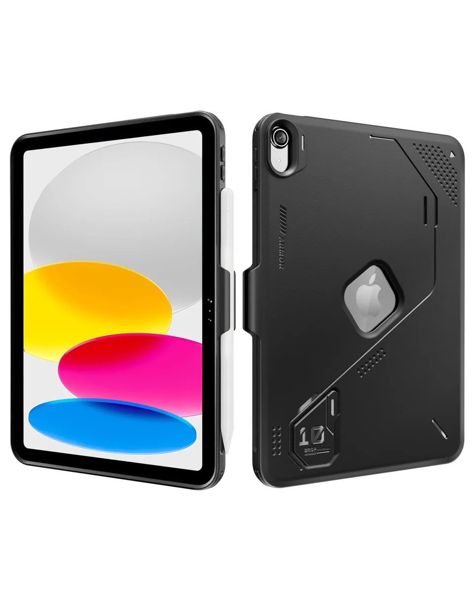  rooCASE PC-08367169 Soft TPU Case Black iPad 11th/10th Gen 11/10.9 inch 2025/2022 — product photo
