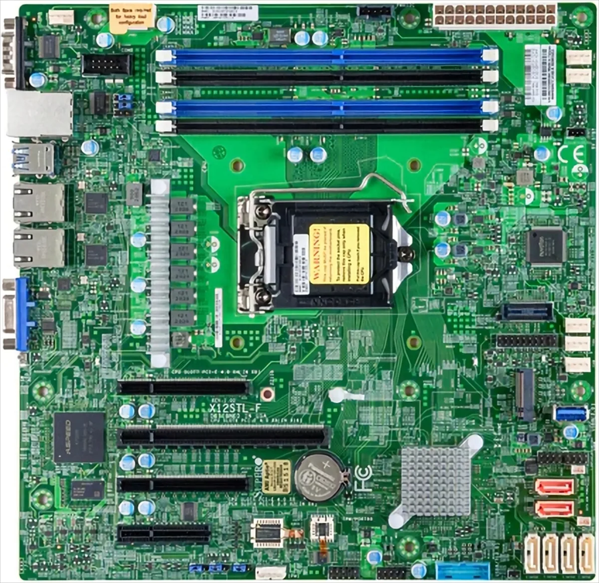 Supermicro Supermicro MBD-X12STL-F-O server motherboard LGA 1200 128GB DDR4 3200 — product photo