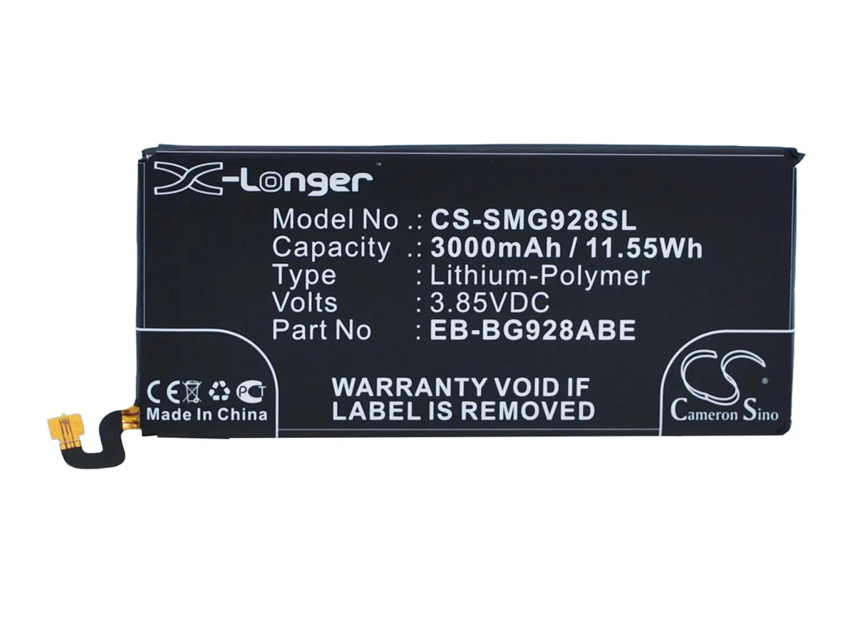 Cameron &amp; Co Cameron &amp; Co DS-CS-SMG928SL 3000mAh cell phone battery — product photo