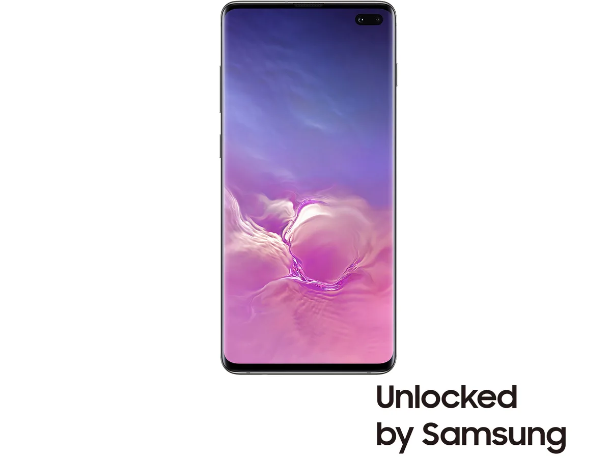 SAMSUNG SAMSUNG SM-G975UZKAXAA Galaxy S10+ Prism Black 128GB 8GB RAM 6.4" cell phones - unlocked — product photo