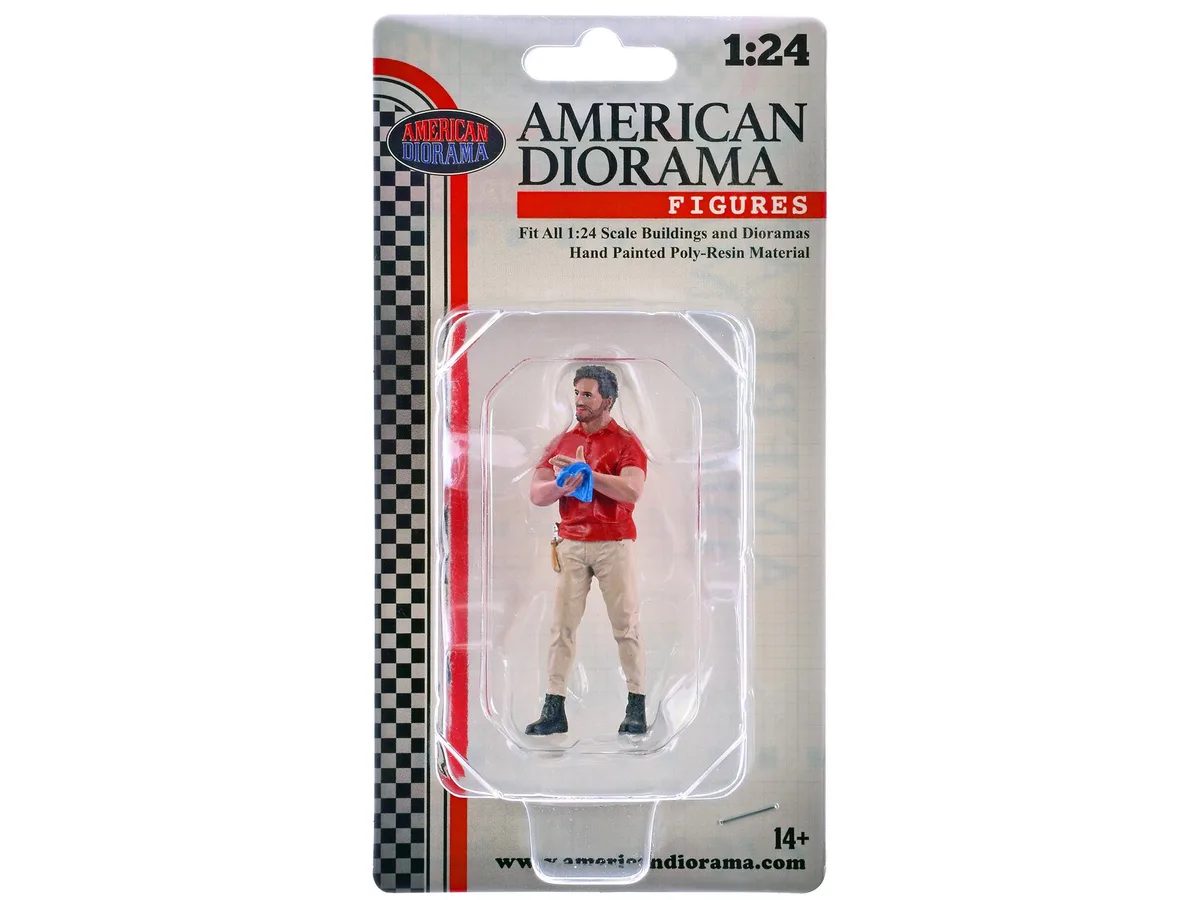 American Diorama American Diorama "Muscle Mechanics" Figure #2 1/24 Scale Hobby Collectible — product photo