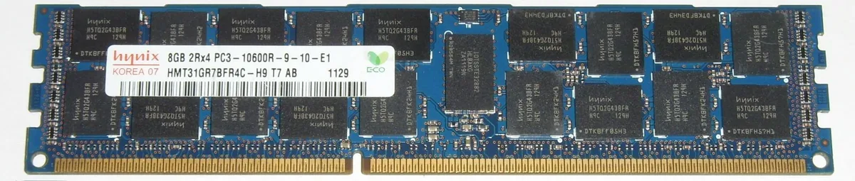 SK hynix SK hynix 8 GB DDR3 PC3-10600 1333MHz memory upgrade for HP ProLiant DL320 G6 DL360 G6 G7 DL370 G6 DL380 G6 — product photo