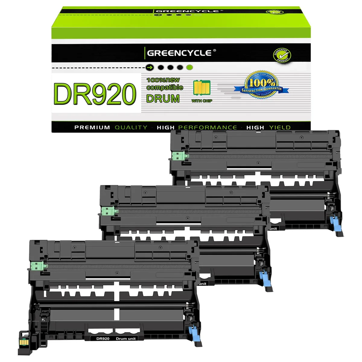 GREENCYCLE GREENCYCLE DR920 drum unit 3 pack toner cartridge — product photo