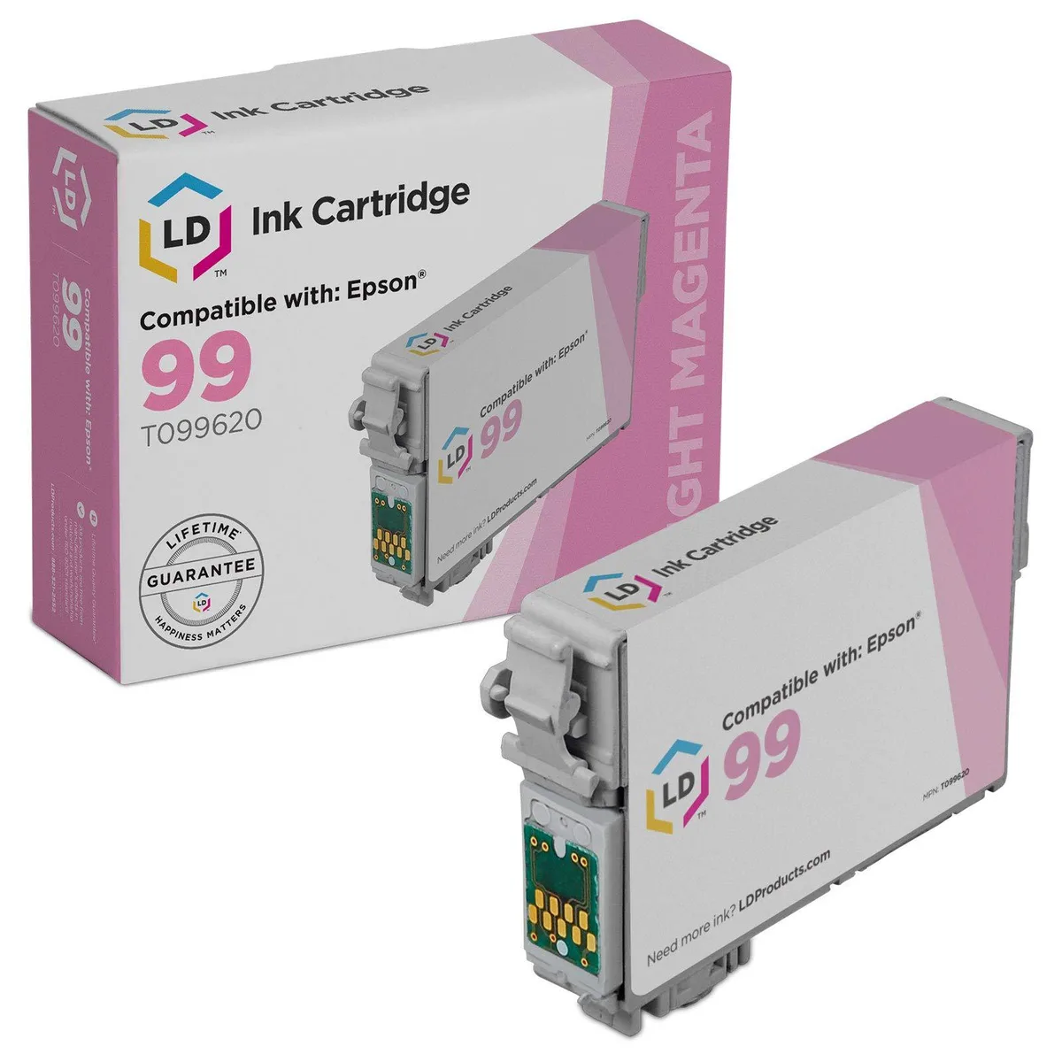 LD Products LD Products Epson 99 T099620 Light Magenta Ink Cartridge 535 Pages — product photo