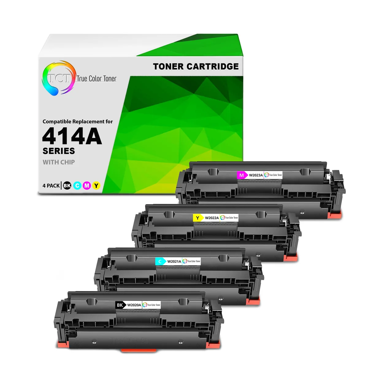 True Color Toner True Color Toner 414A toner cartridge 4 pack — product photo