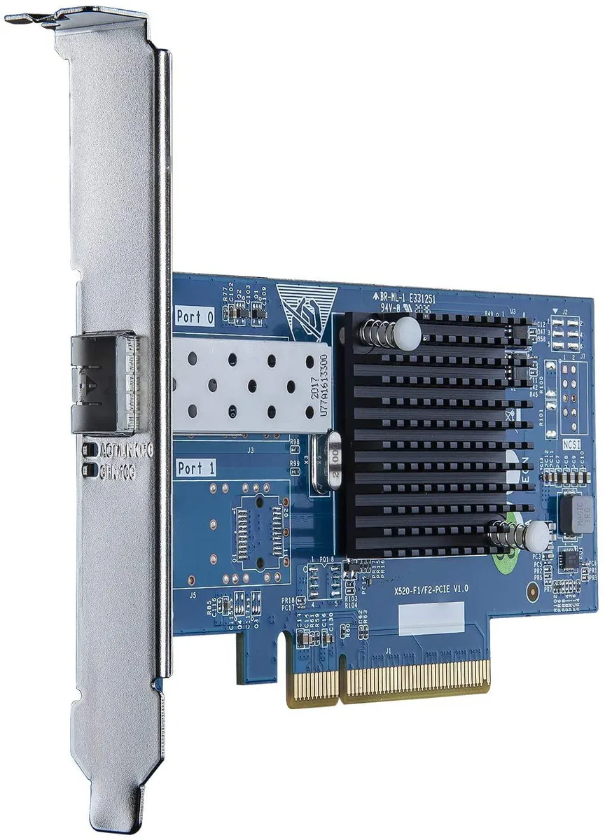 Value Brand Value Brand 10Gb SFP+ PCI-E Network Card Intel 82599EN Single Port PCIe 2.0 x8 — product photo
