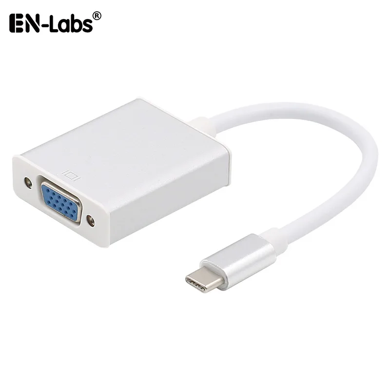 EN-Labs EN-Labs UC2VGASL USB-C to VGA adapter Silver — product photo