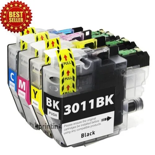 NShi NShi MFC-J491DW 4PK LC3011 Ink Cartridge B/C/M/Y — product photo