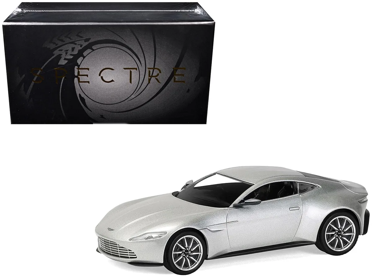 Corgi Corgi Aston Martin DB10 RHD Silver Metallic Spectre 2015 Diecast Model Car hobby collectible — product photo