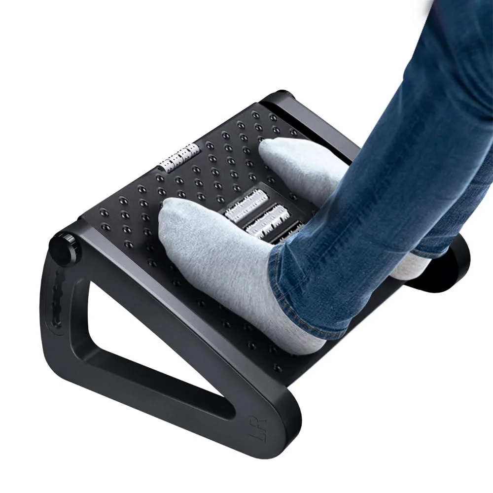 Adjustable Foot Rest RM Light Grey 6 Heights 50 LBS — product photo