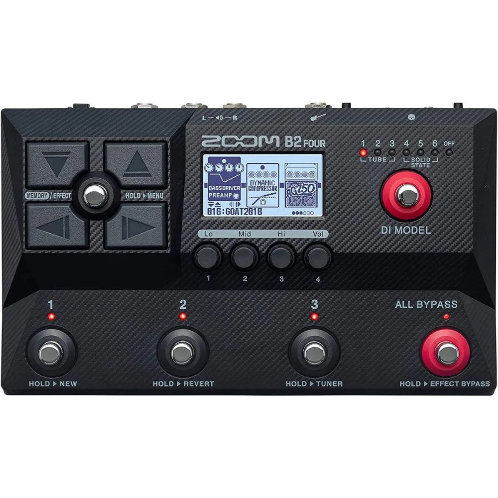 Zoom Zoom B2 Four Bass Multi-Effects Processor — product photo