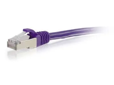 Cables To Go Cables To Go 00898 Cat6 Shielded Network Ethernet Cable 2 ft Purple — product photo
