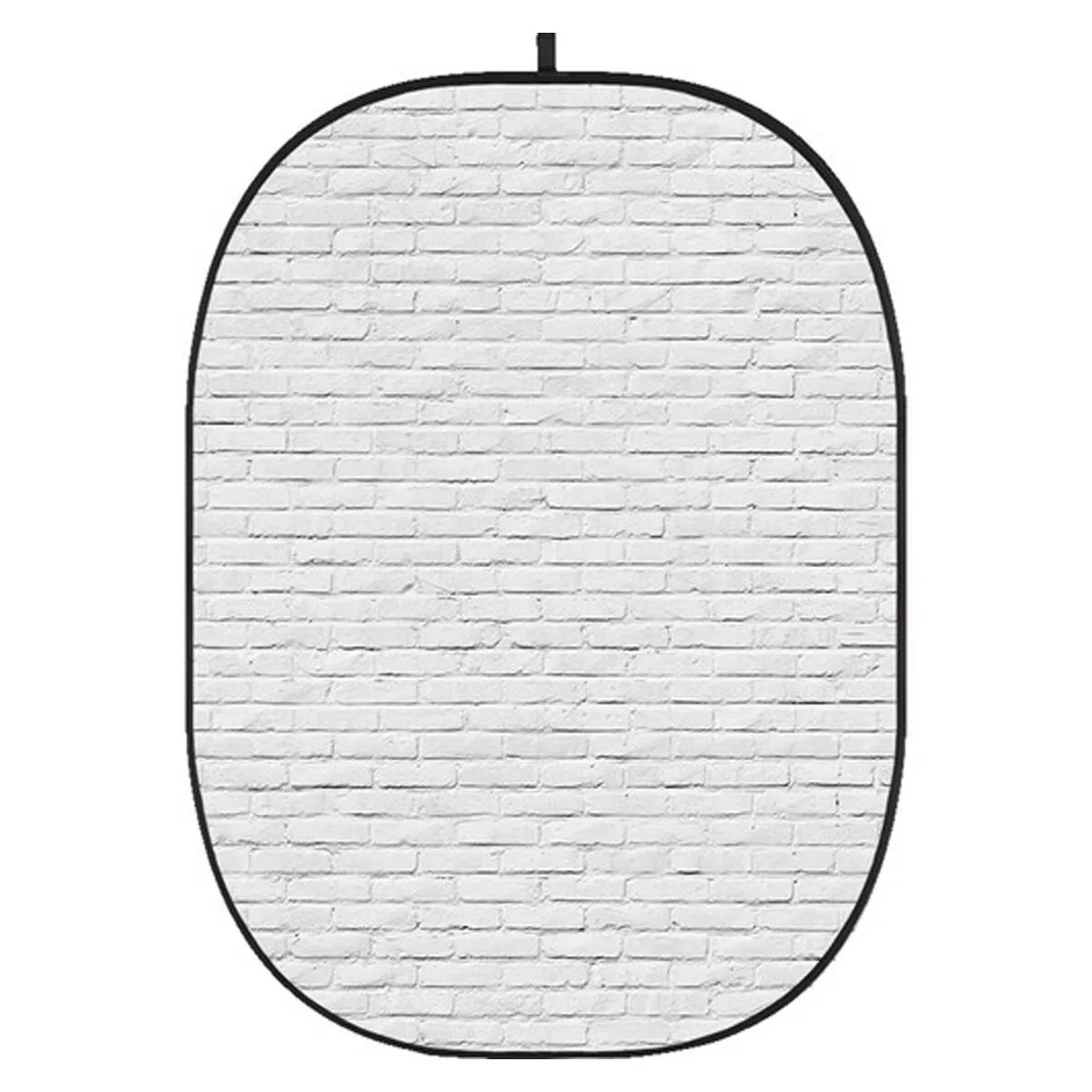 Glow Edge Glow Edge CBA-WB0002 5x6.5' Fabric Collapsible Backdrop Brick Wall — product photo